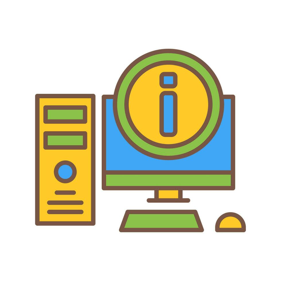 Computer Vector Icon