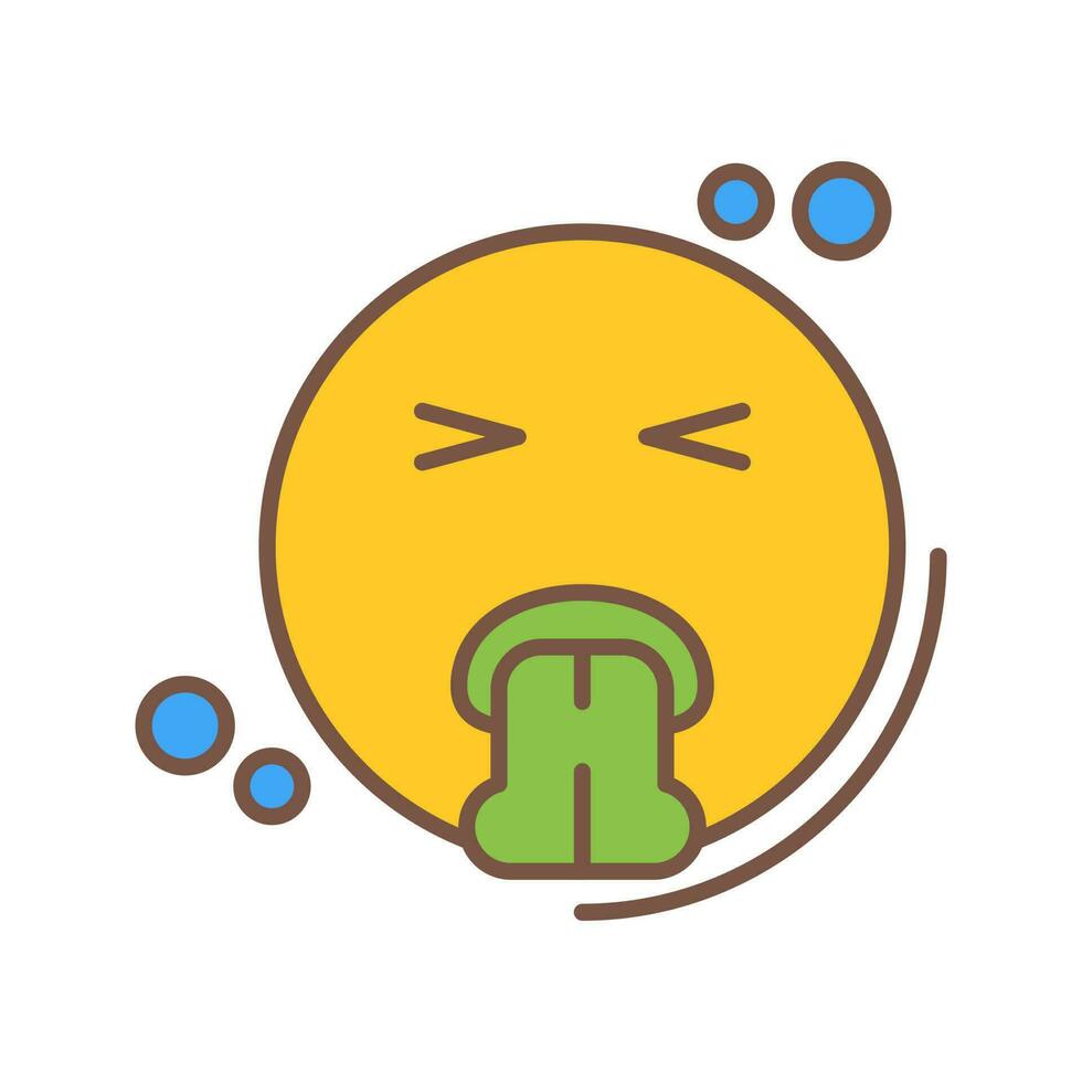 Vomit Vector Icon