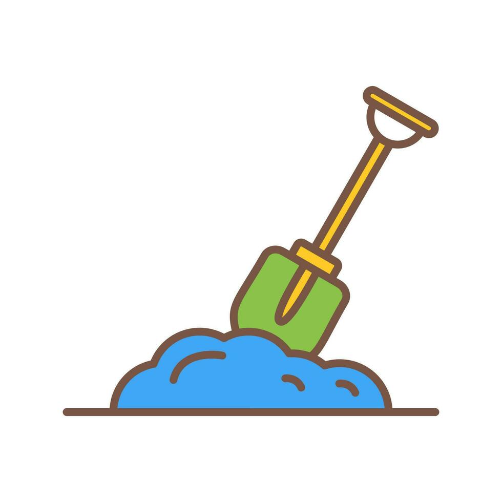 Digging Vector Icon