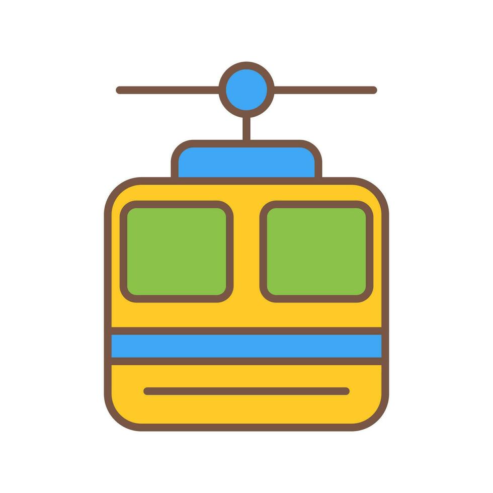 Cable car Vector Icon