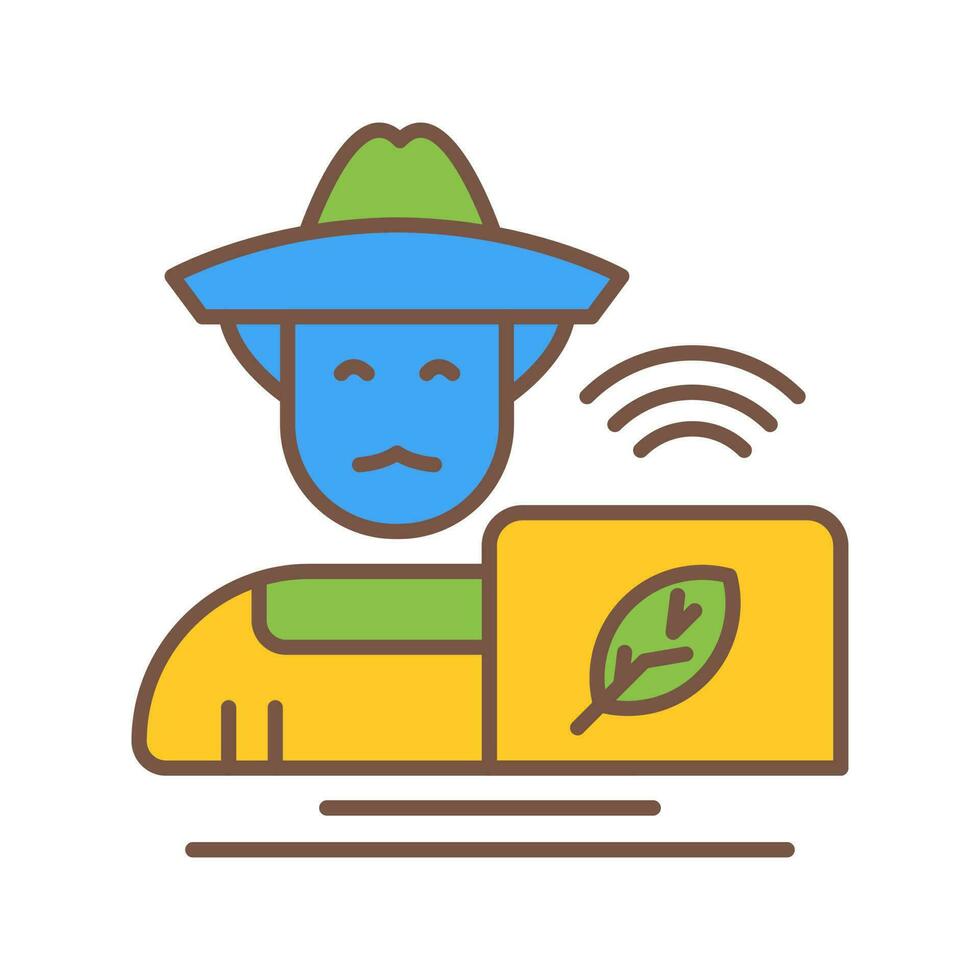 Farmer Vector Icon