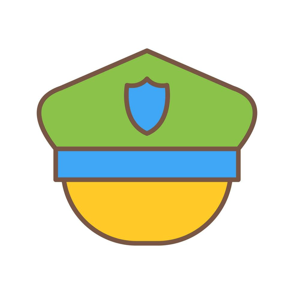 Police Hat Vector Icon