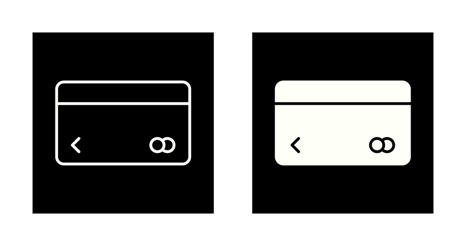 Unique Credit Card Vector Icon