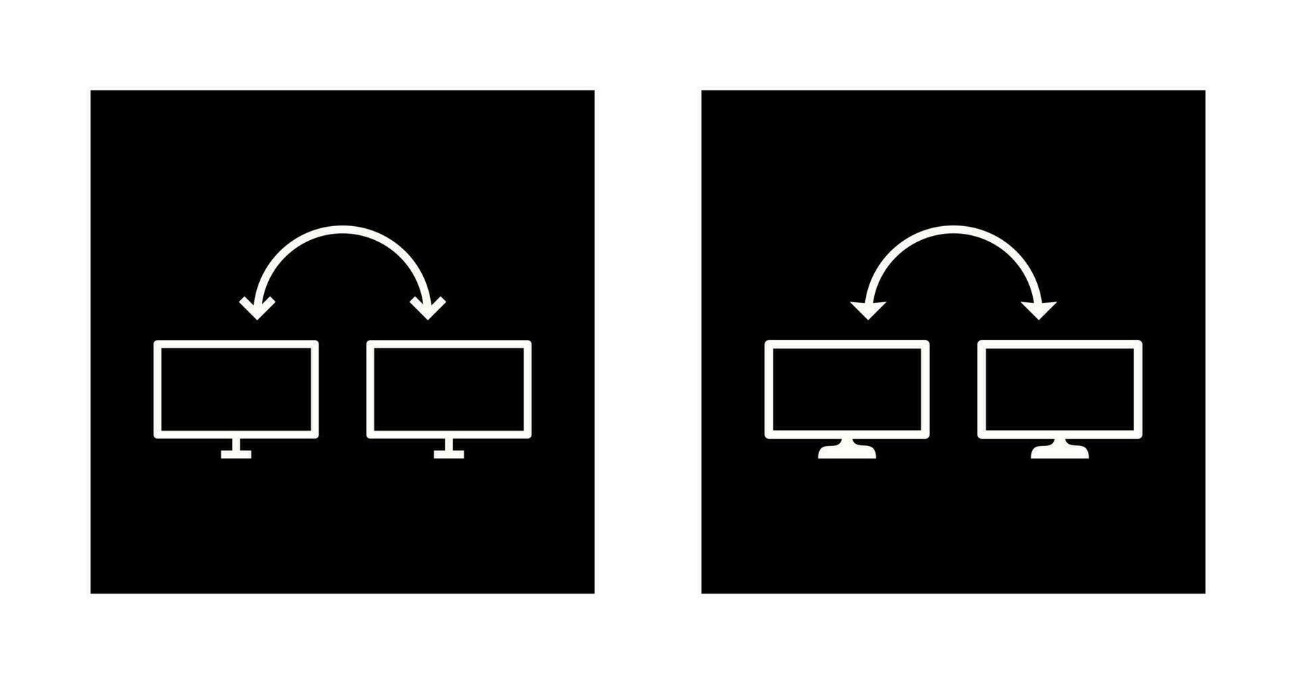 Unique Connected Systems Vector Icon