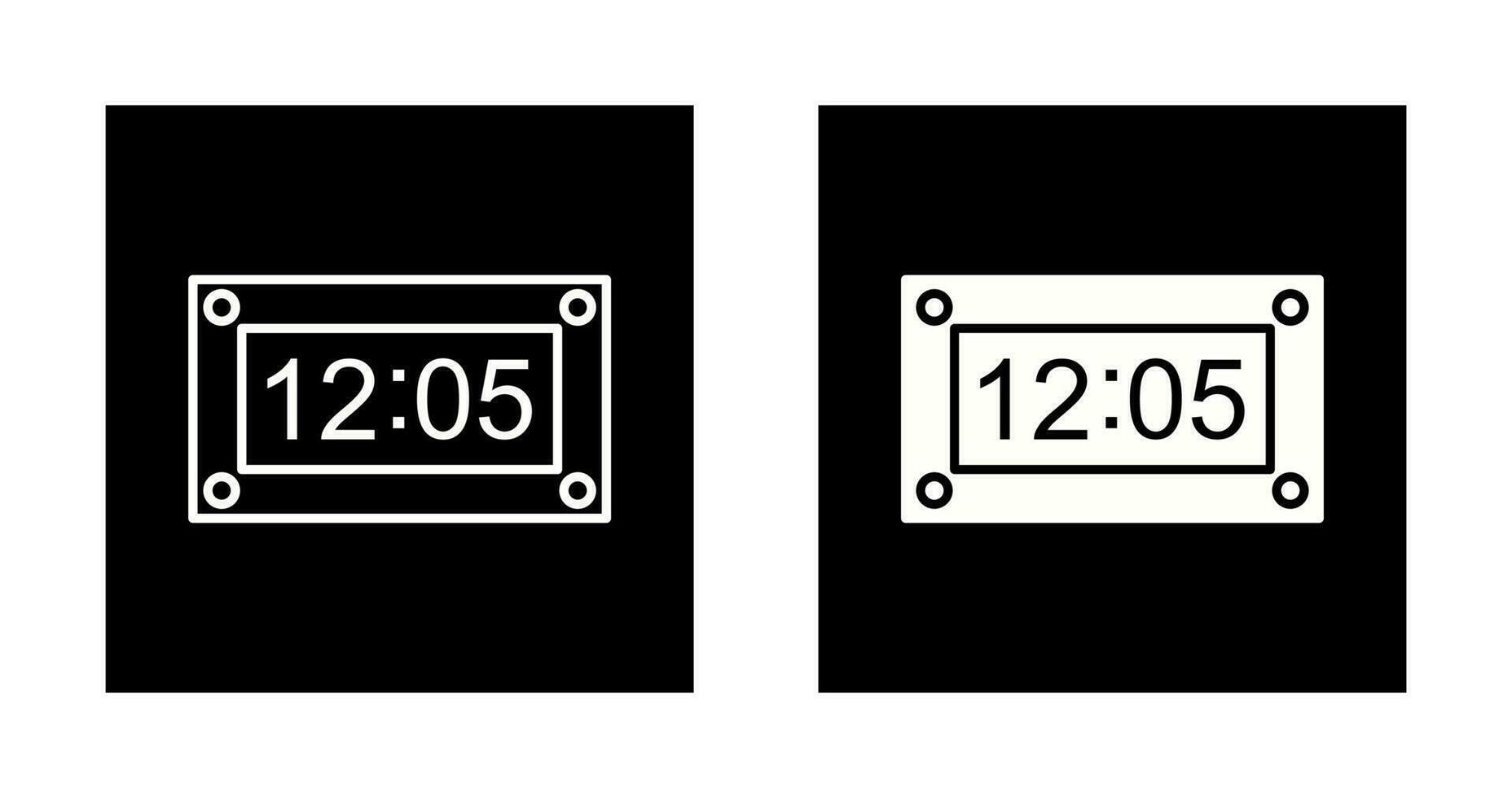 Unique Timer Vector Icon