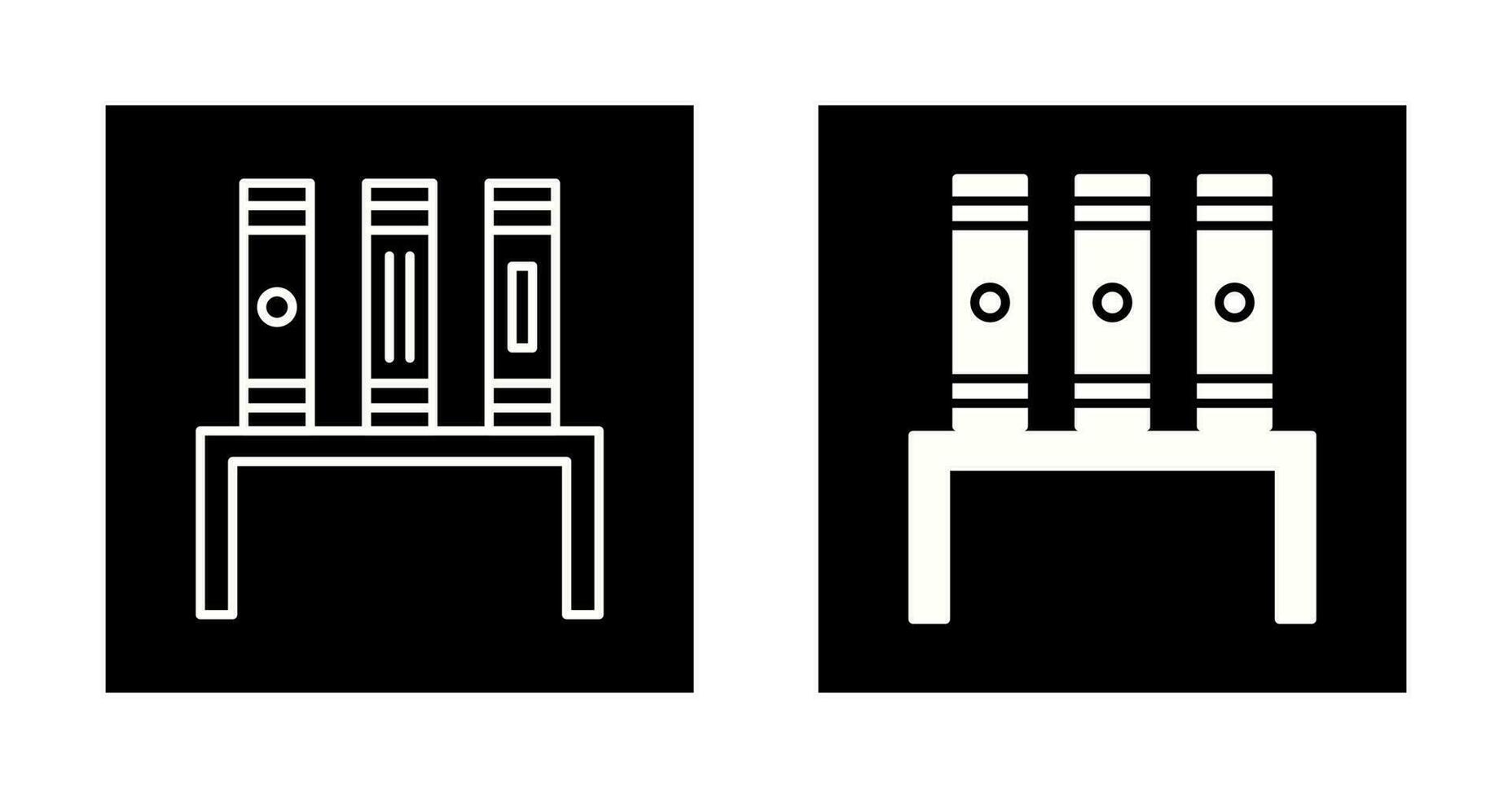 Unique Bookstand Vector Icon