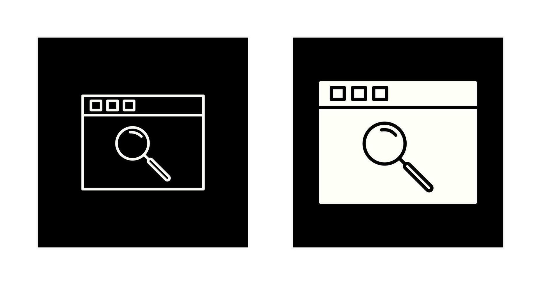 Unique Browser Vector Icon