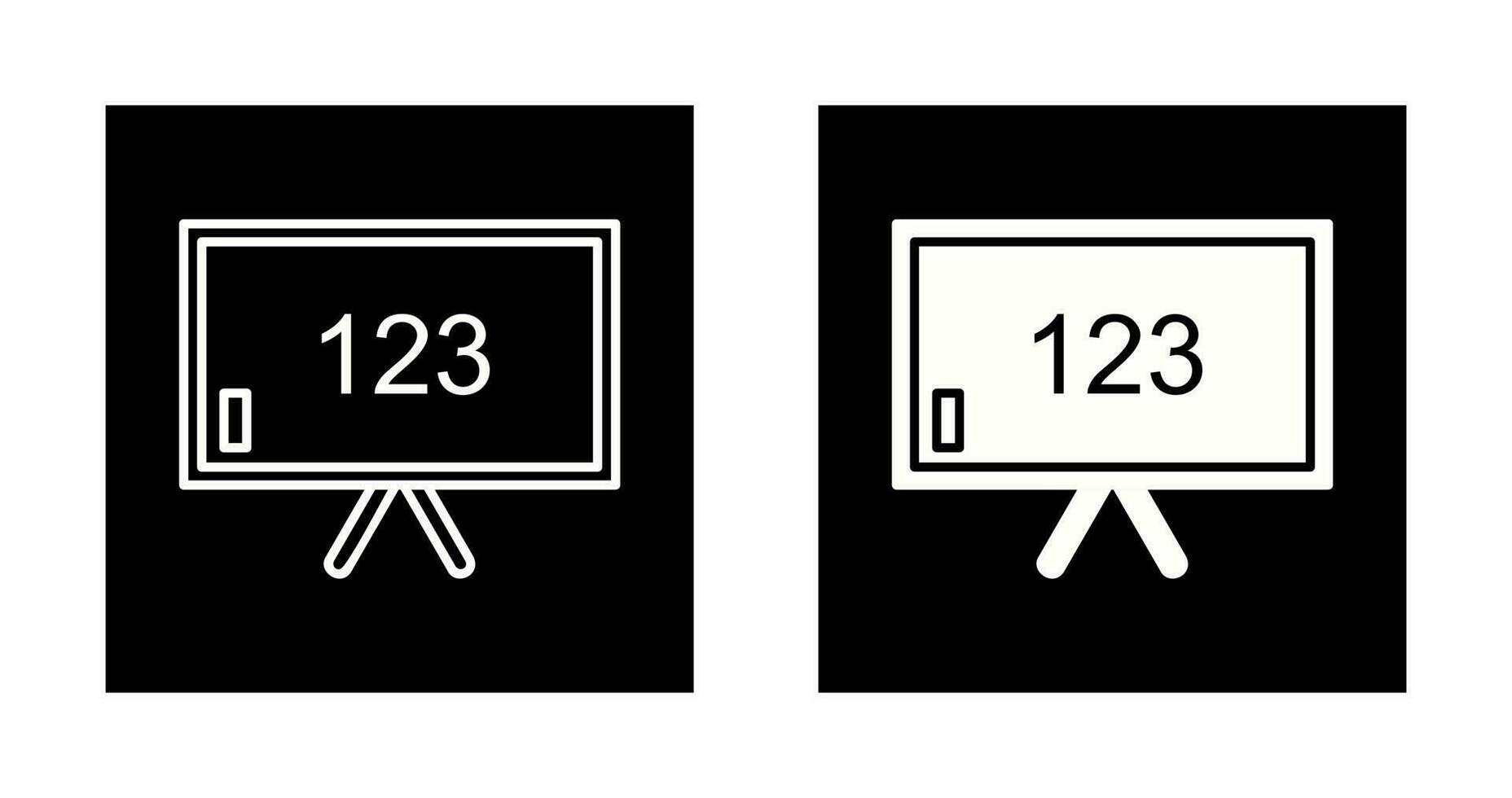 Unique Classroom Board Vector Icon