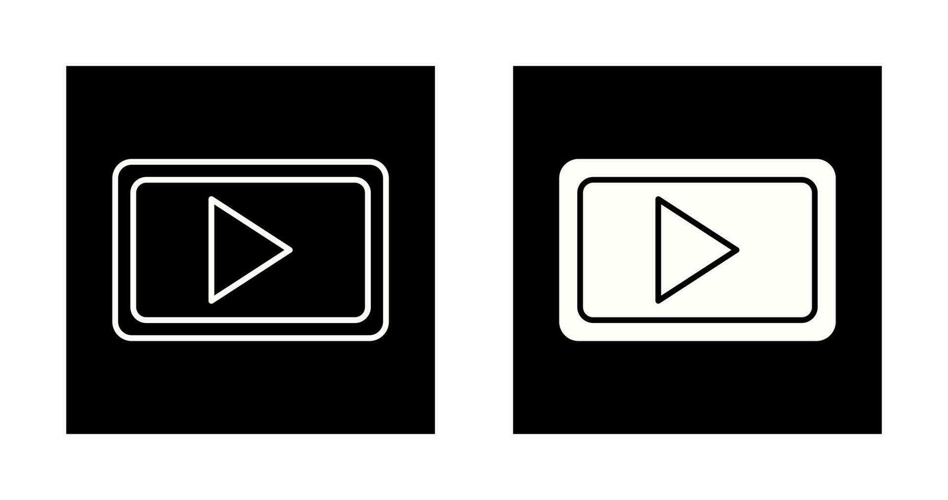 Unique Video Communication Vector Icon