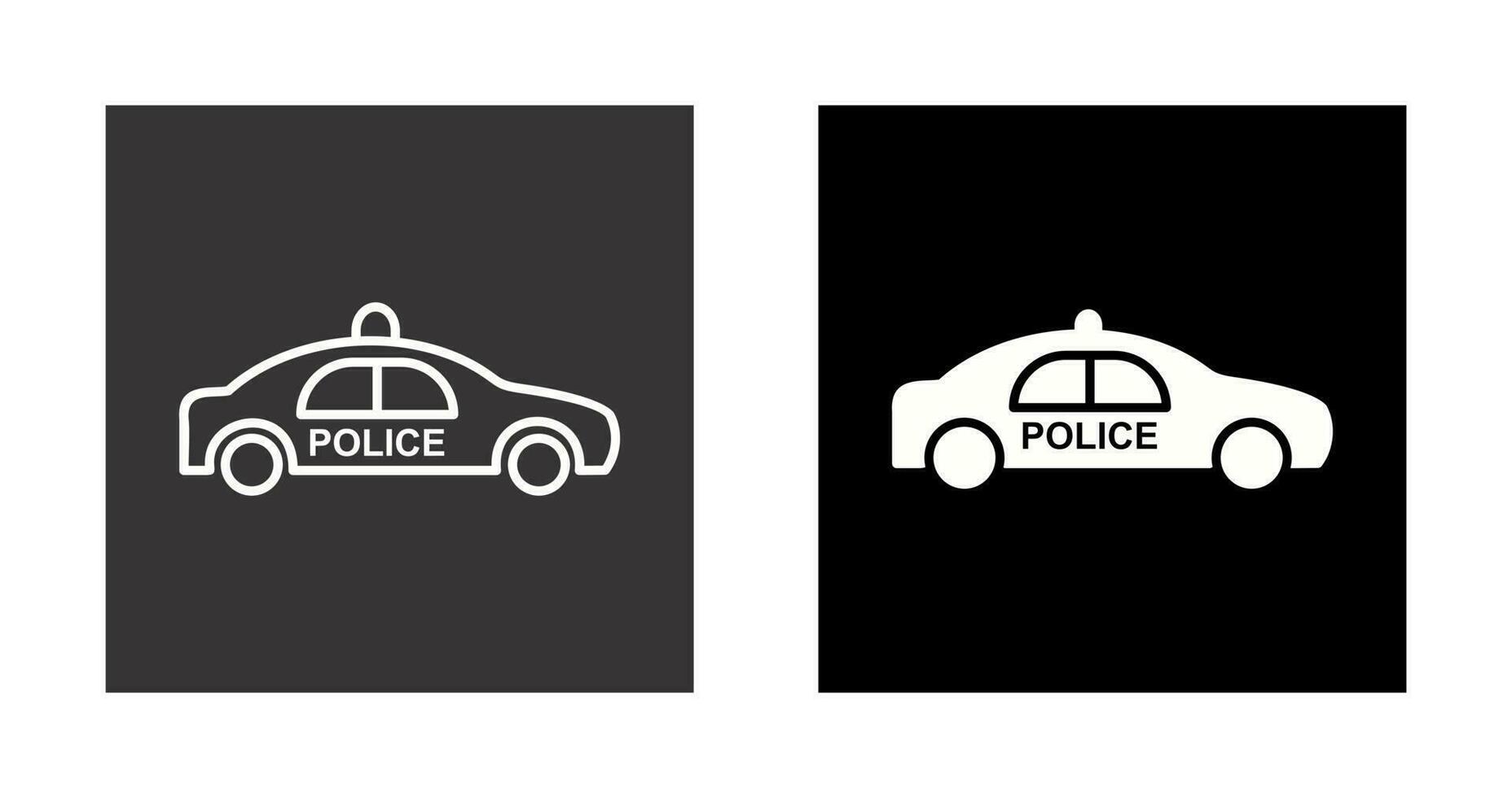 Police Car Vector Icon