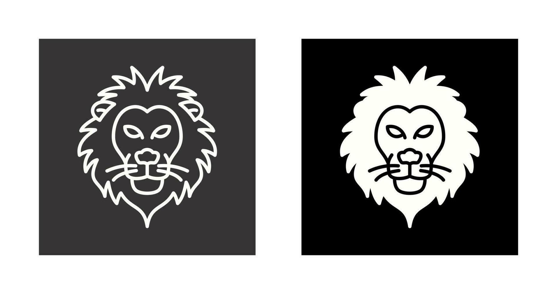 Lion Vector Icon