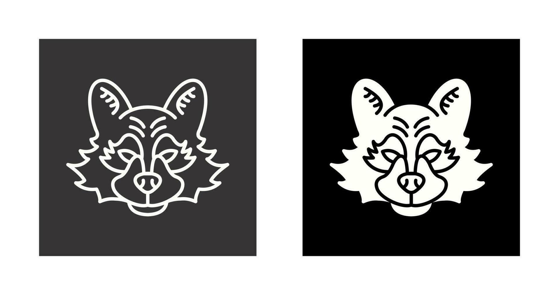 Raccoon Vector Icon