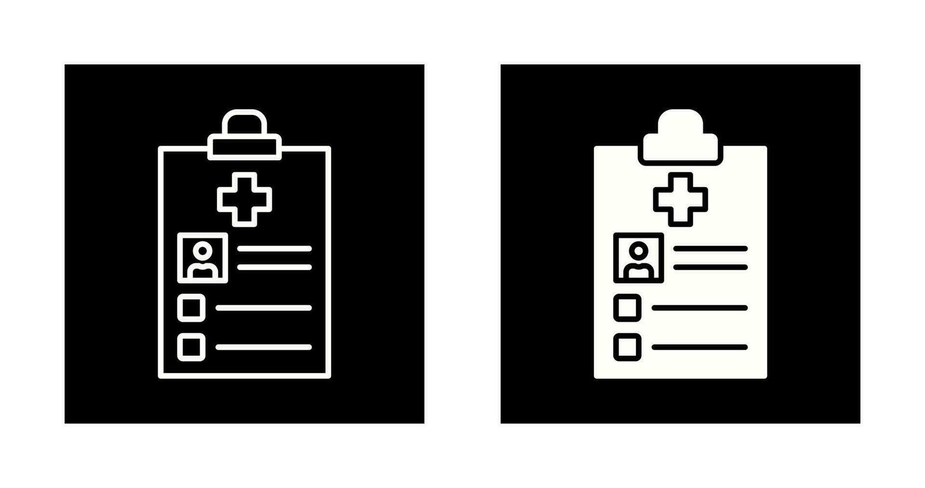 Medical Record Vector Icon