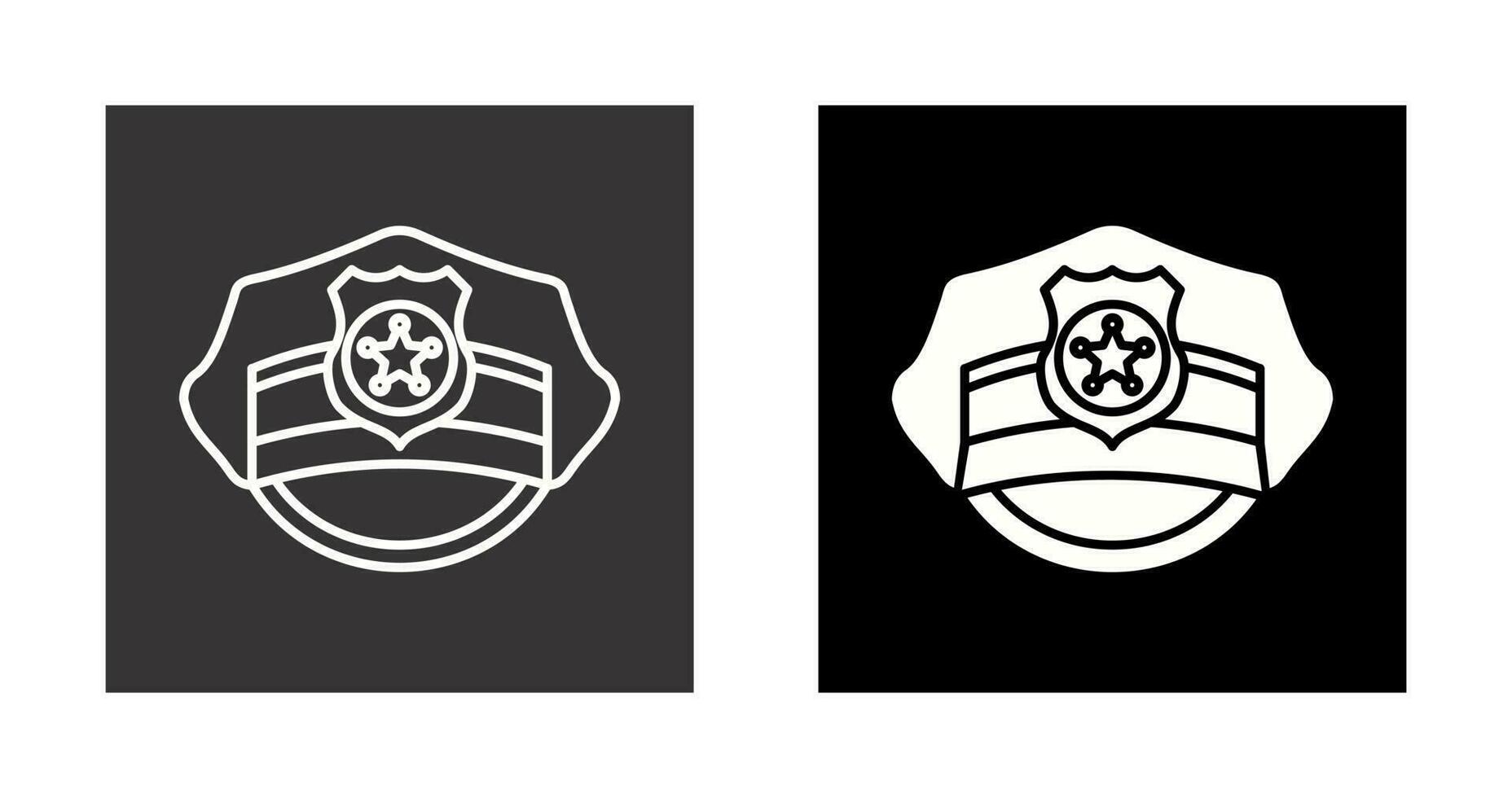 Police Hat Vector Icon