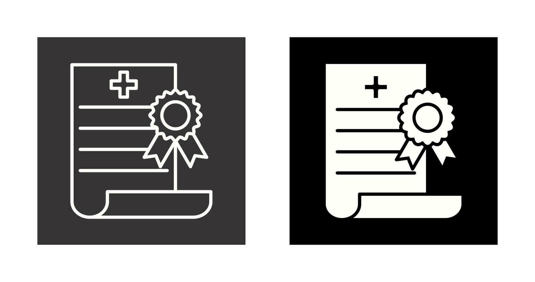 death Certificate Vector Icon