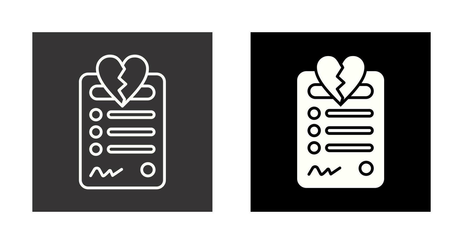Divorce Vector Icon