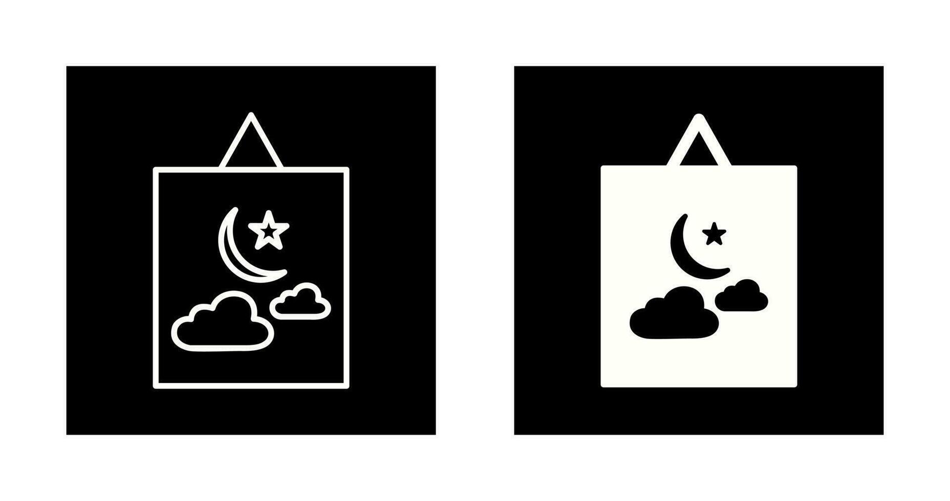Hanging Painting Vector Icon
