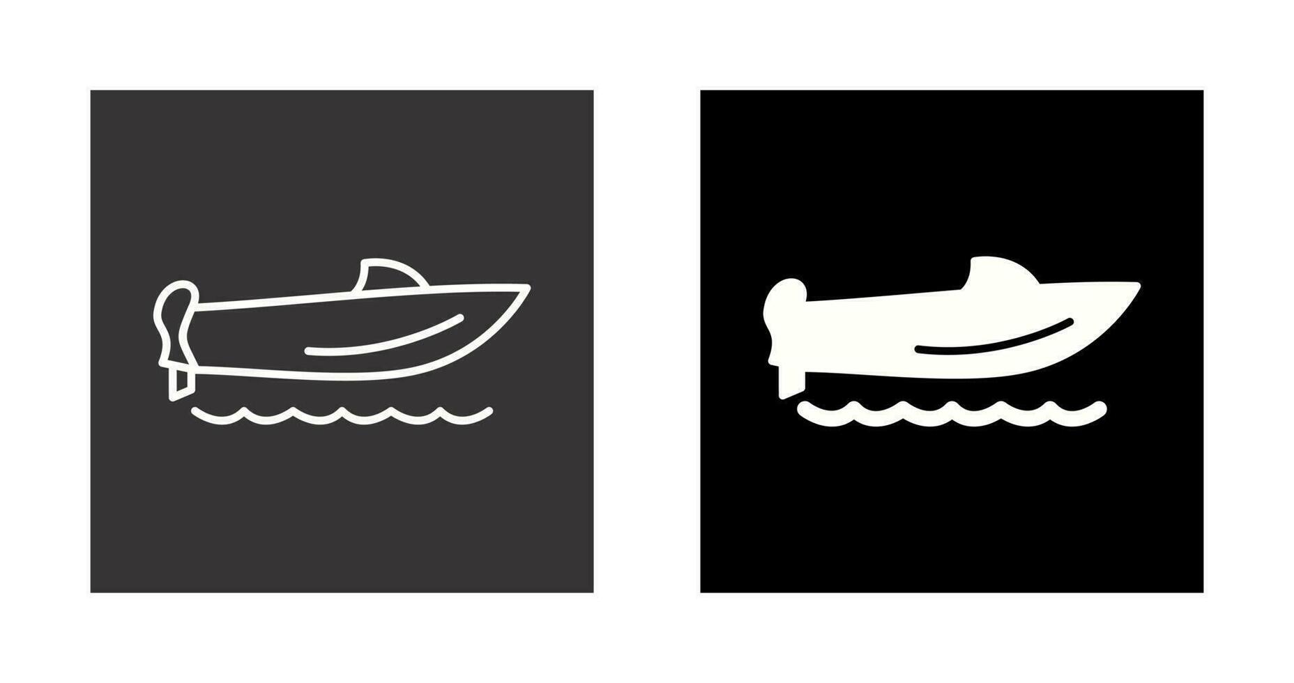 Speed Boat Vector Icon
