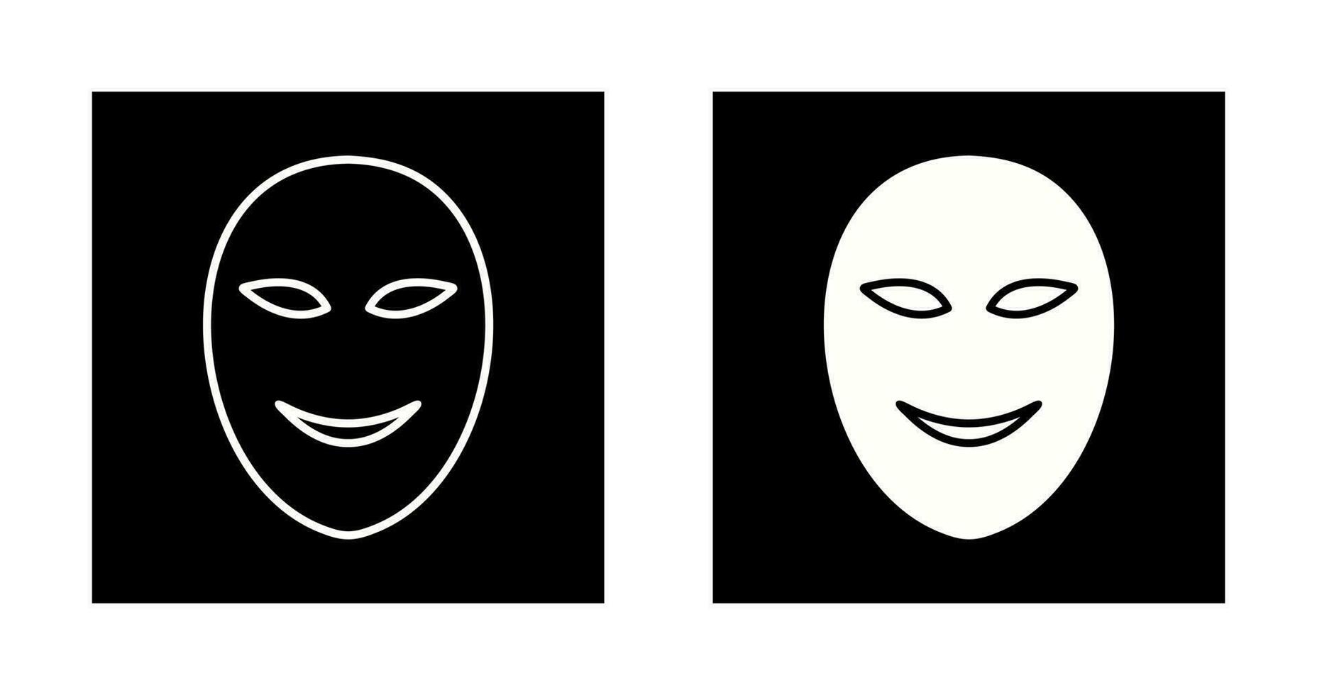 Ancient Face Mask Vector Icon