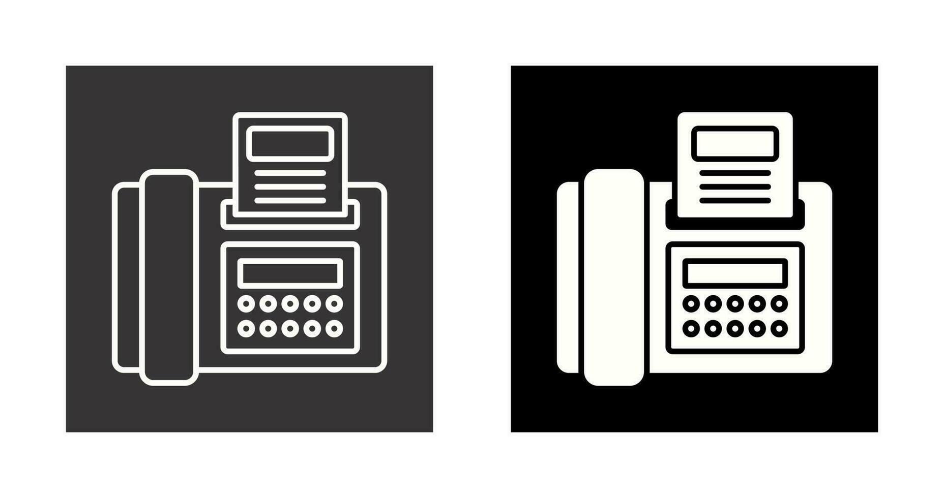 Fax Vector Icon