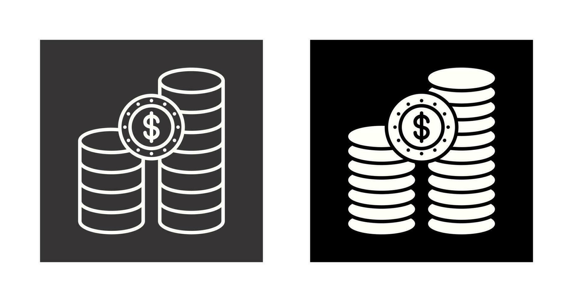 Coins Vector Icon