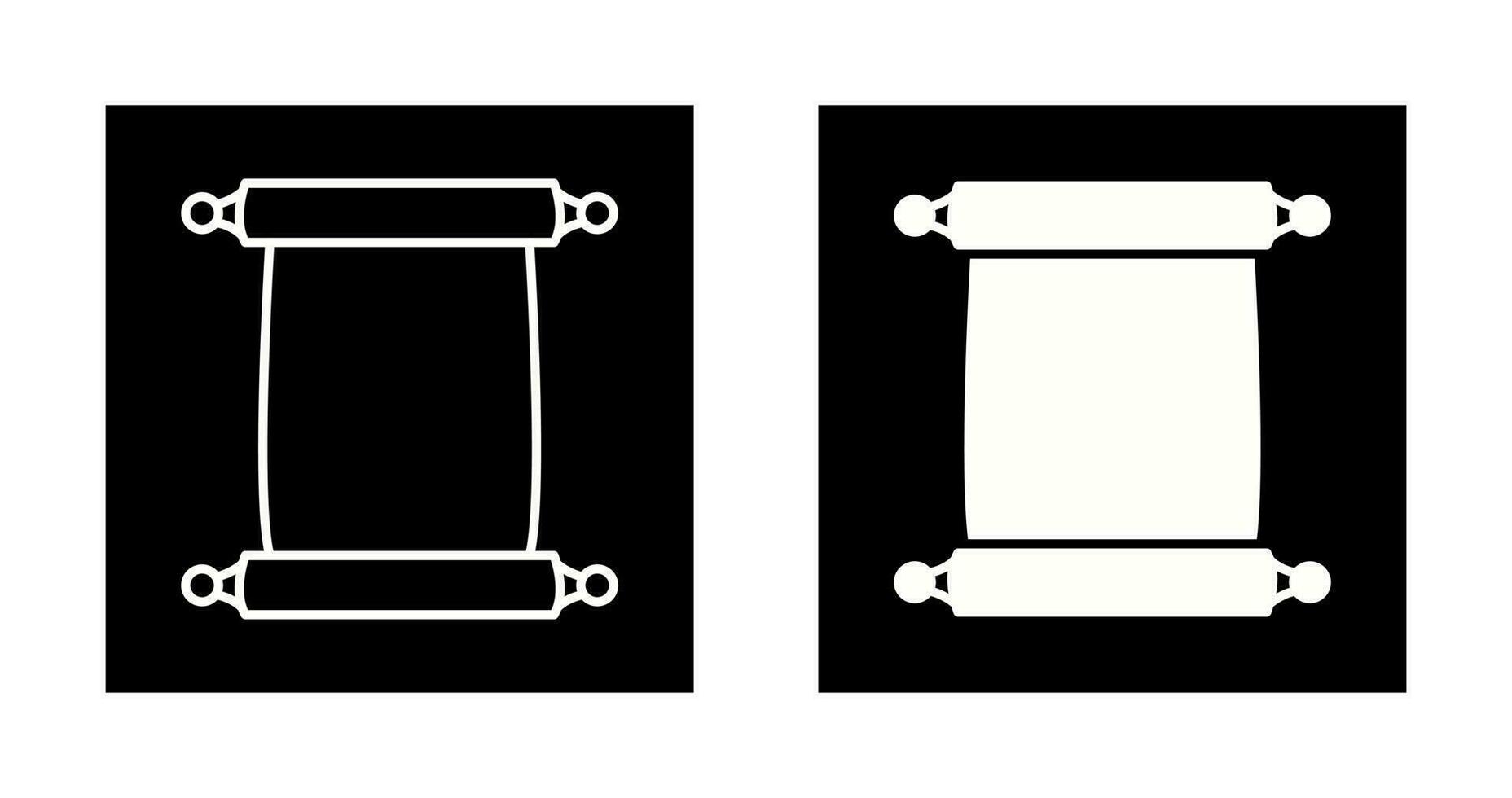 Scroll of Paper Vector Icon