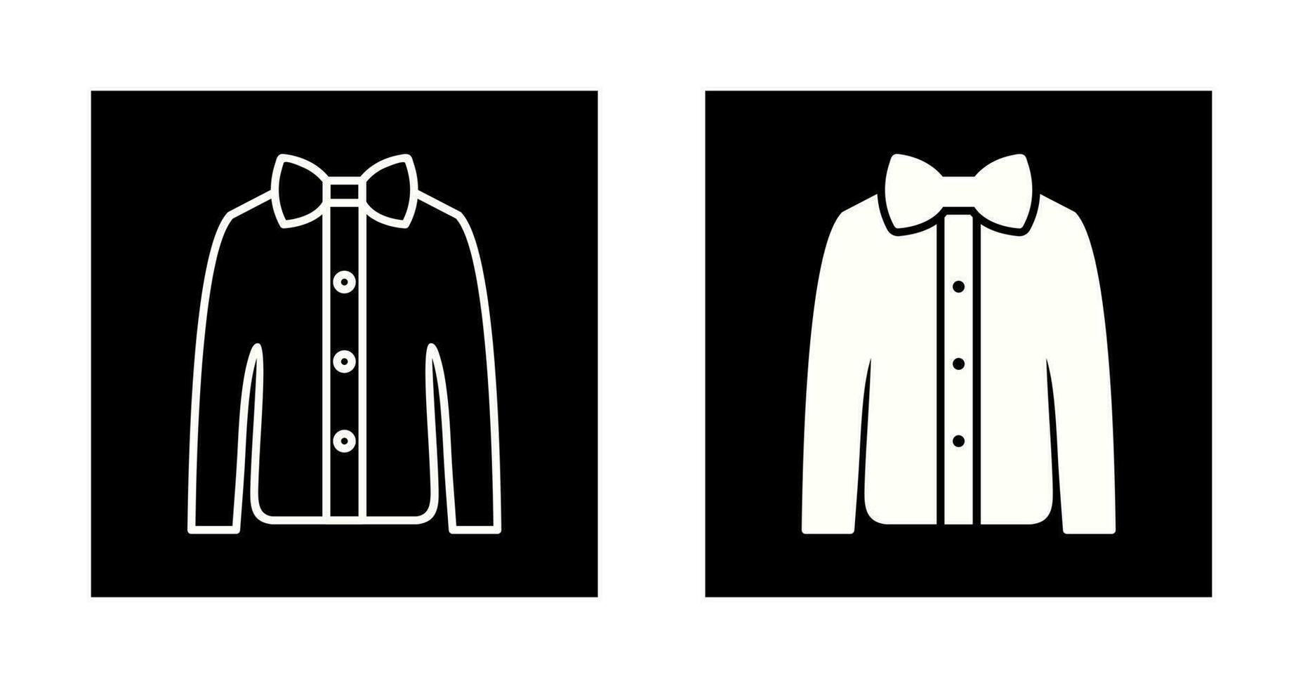 Shirt with Bow Vector Icon