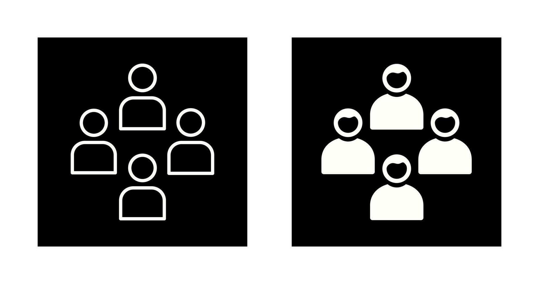 Network Group Vector Icon