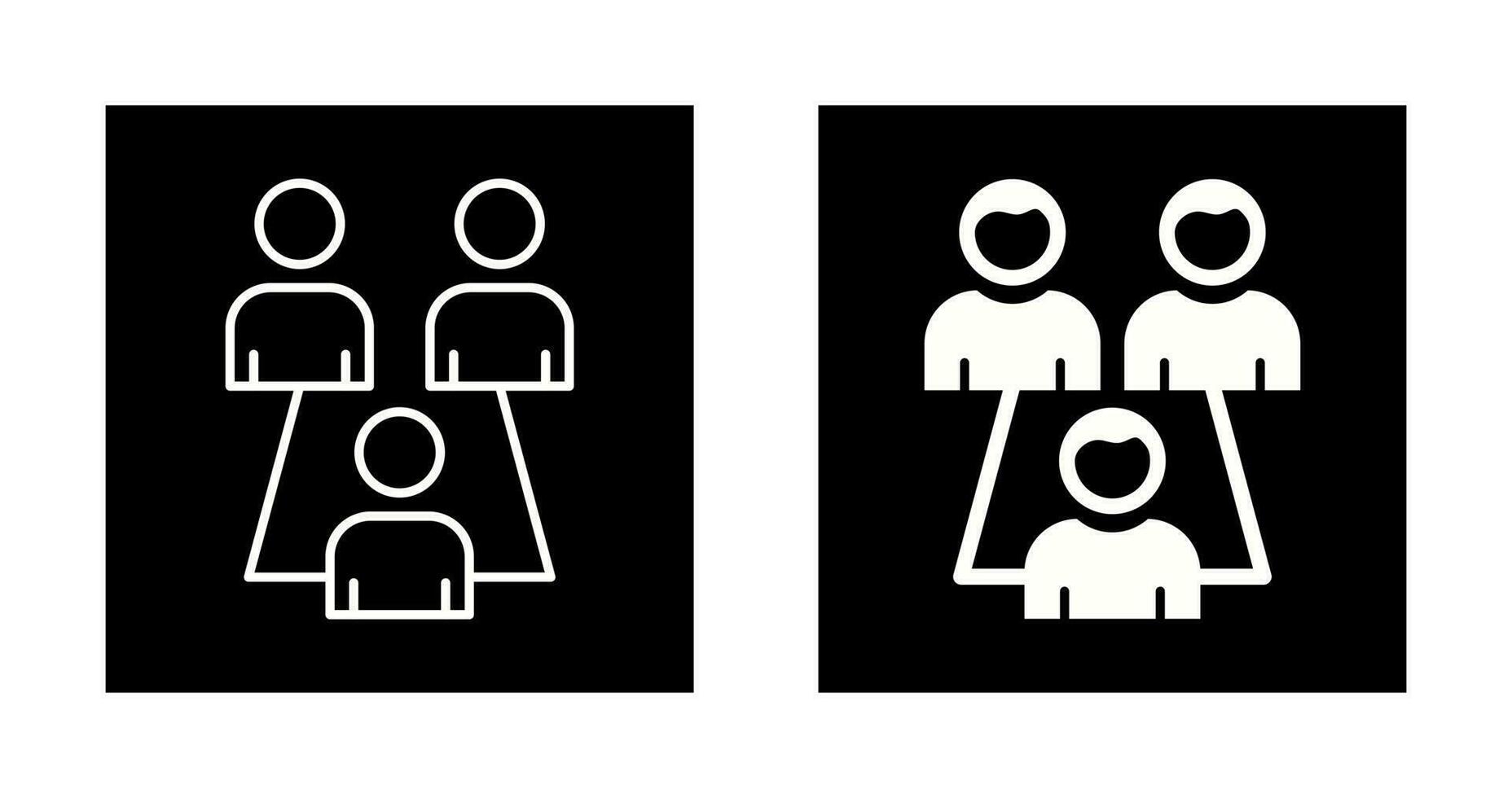 Connected Users Vector Icon