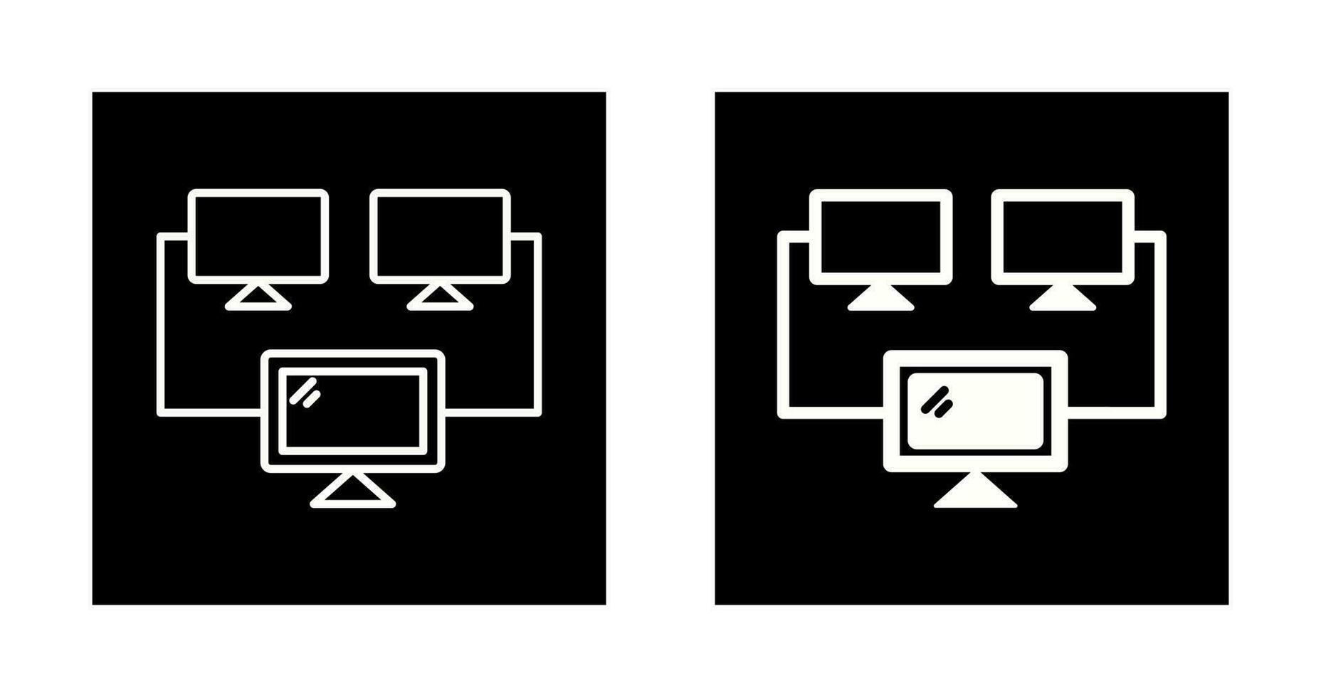 Connected Systems Vector Icon