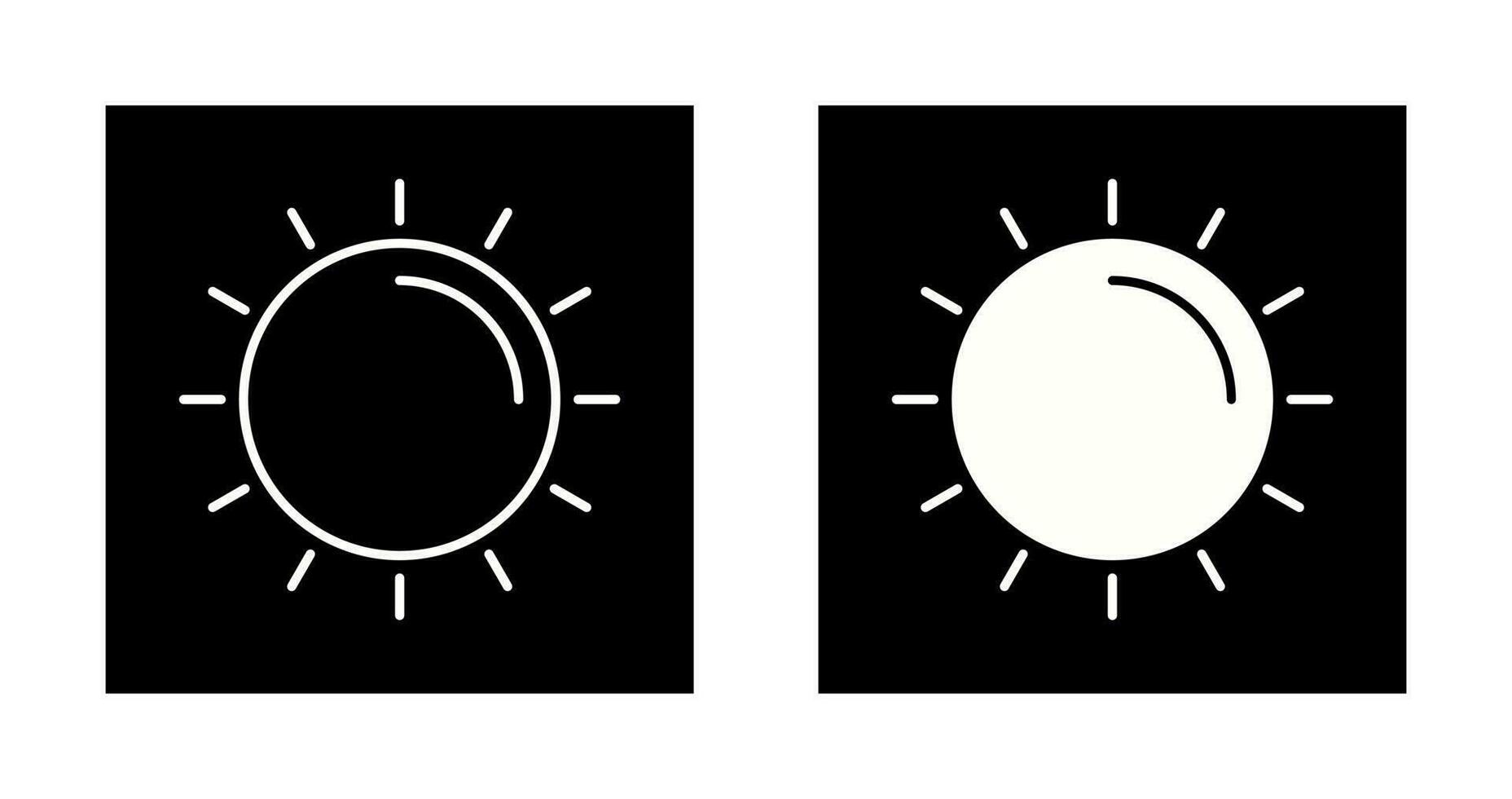 Sun Vector Icon