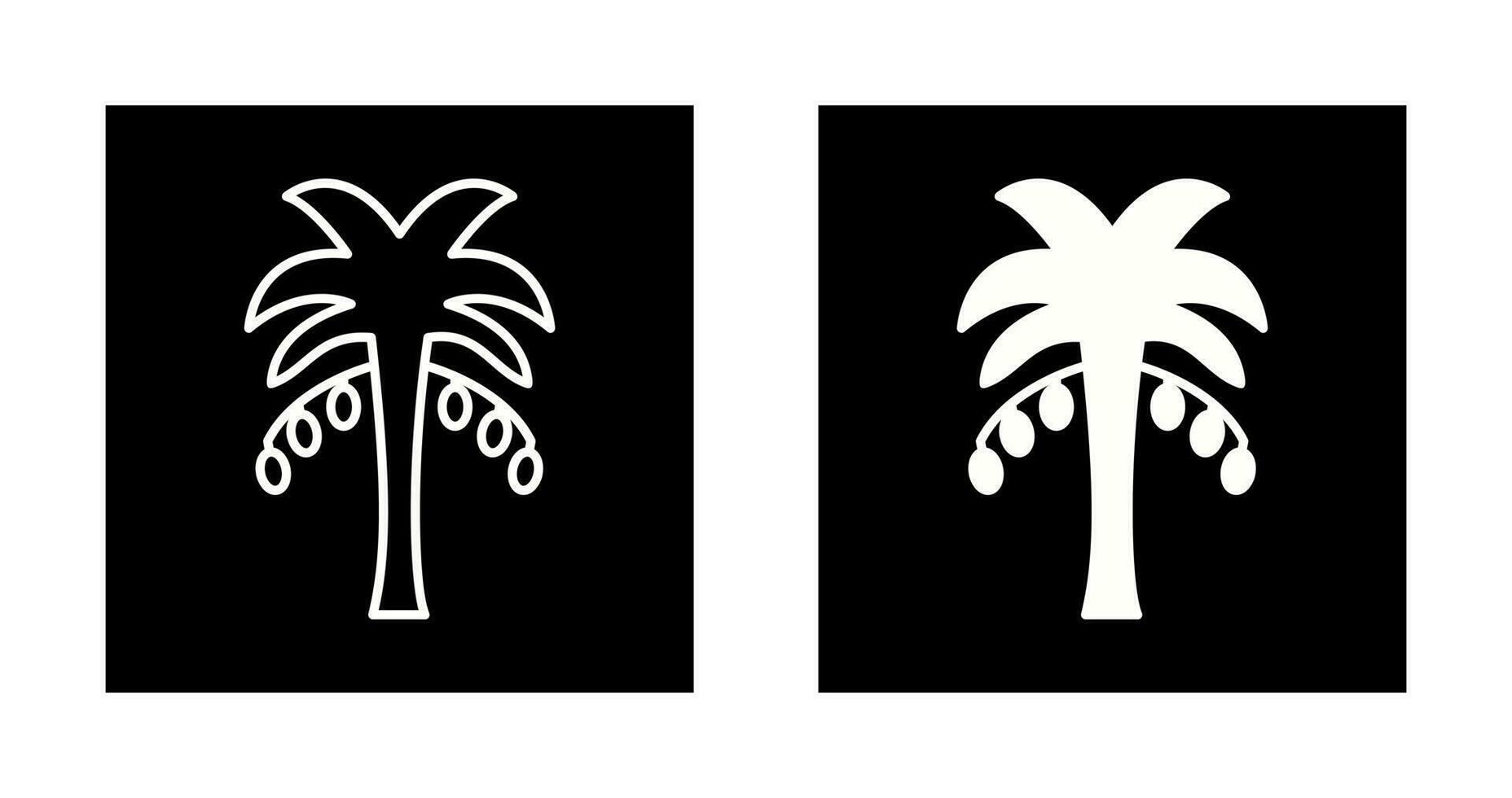 Coconut trees Vector Icon