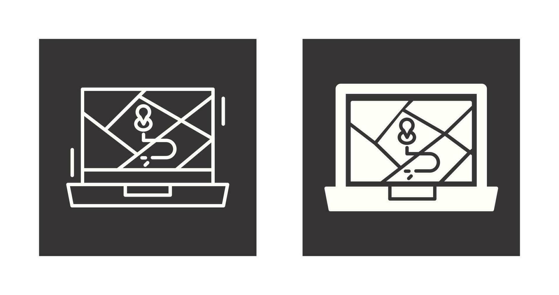 Google Map Vector Icon