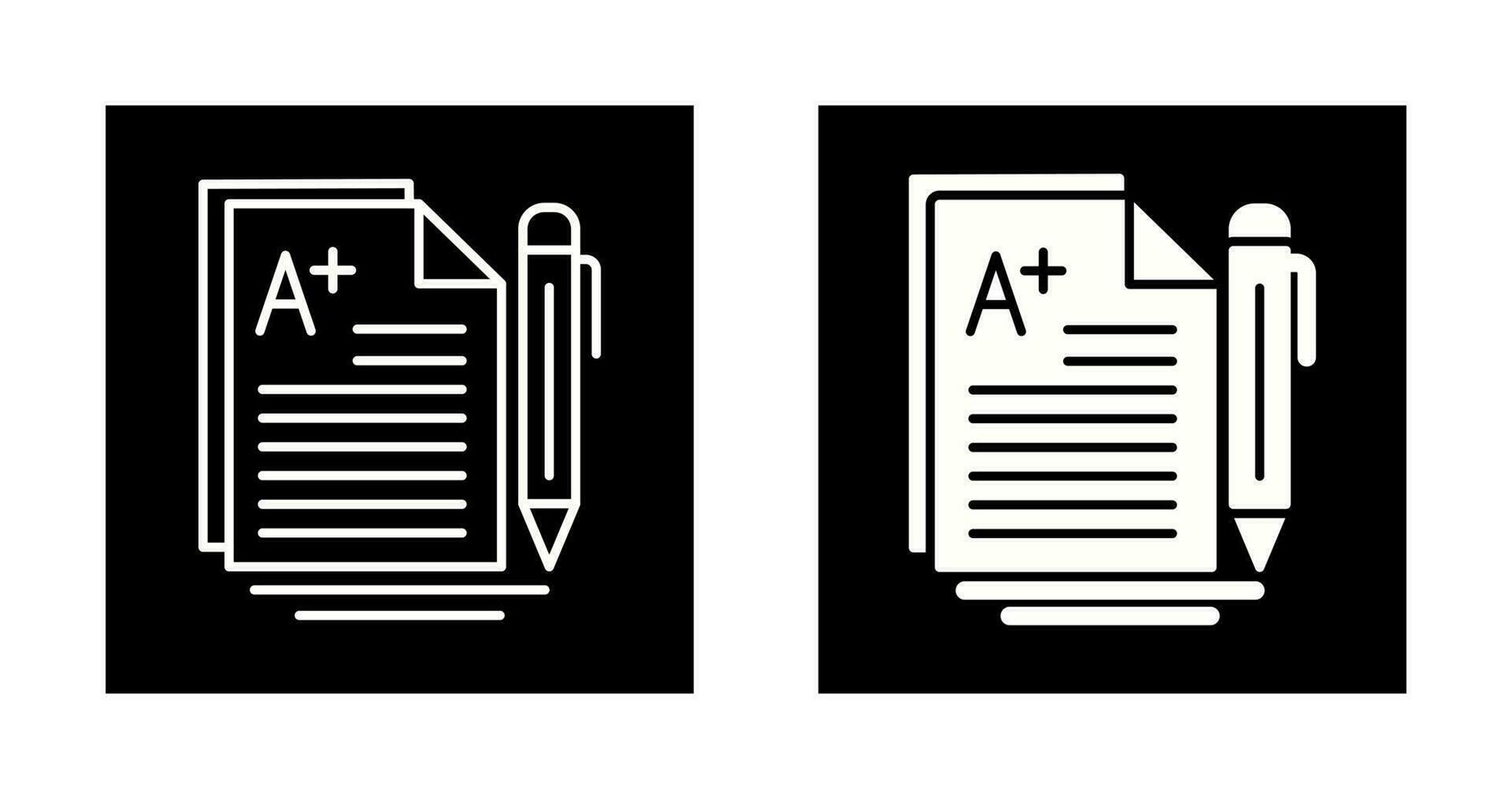 A Grade Vector Icon