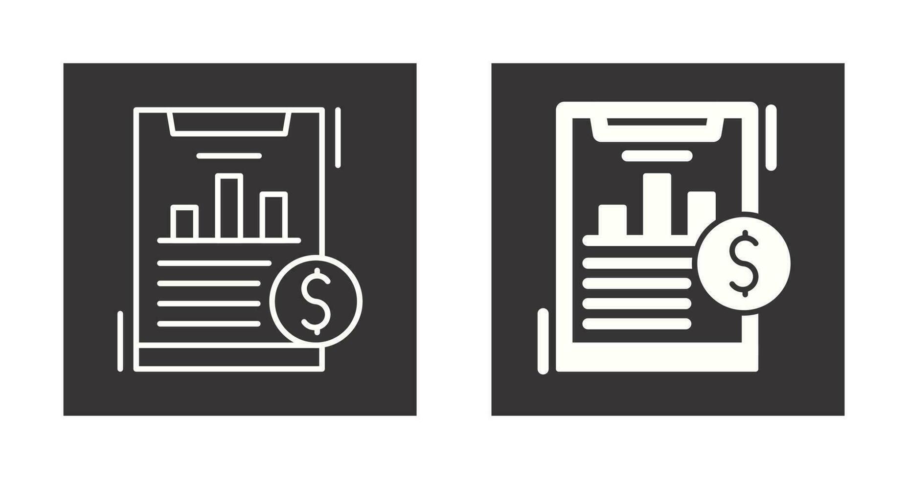 Financial Analytics Vector Icon