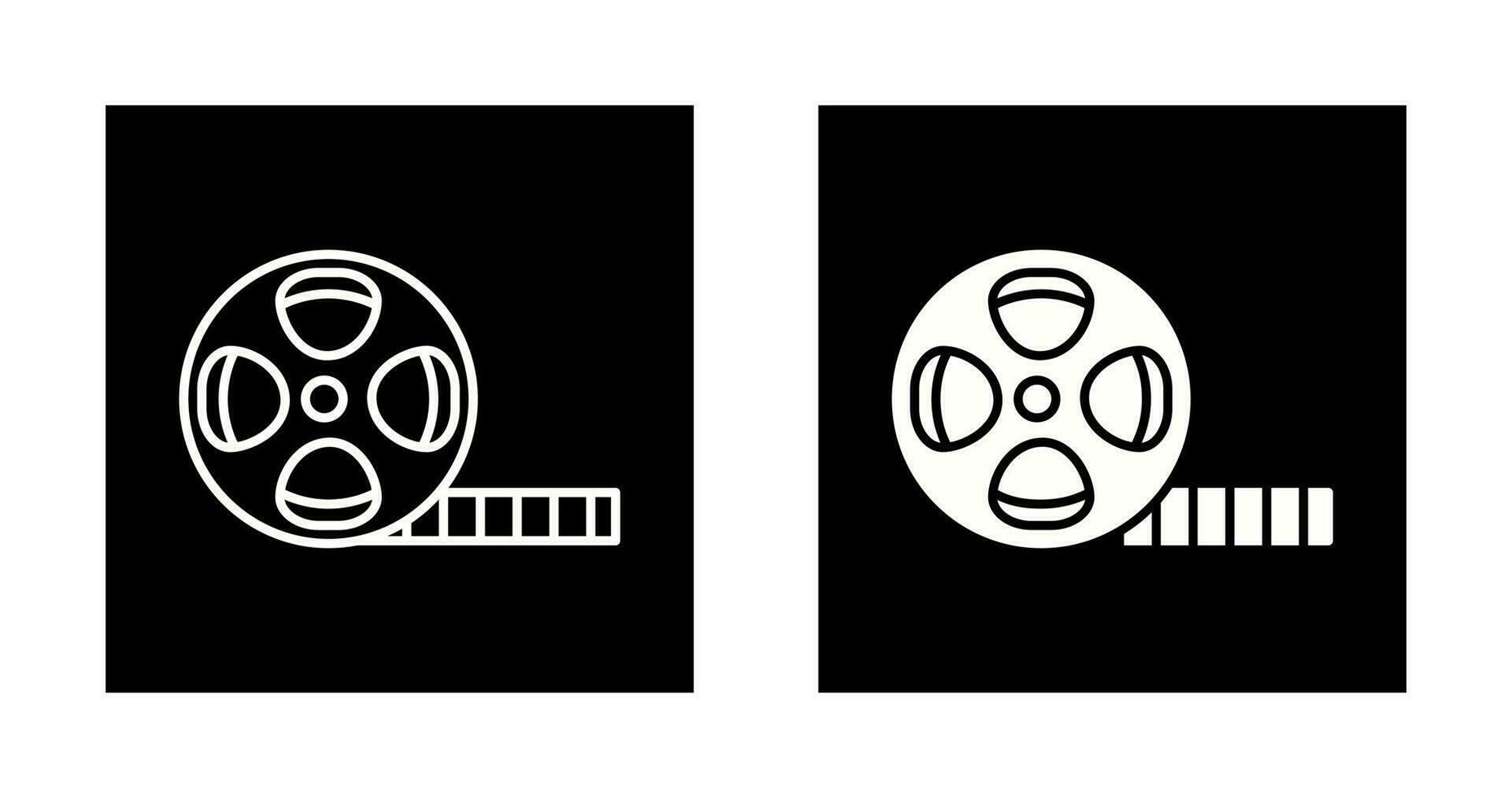 Film Reel Vector Icon