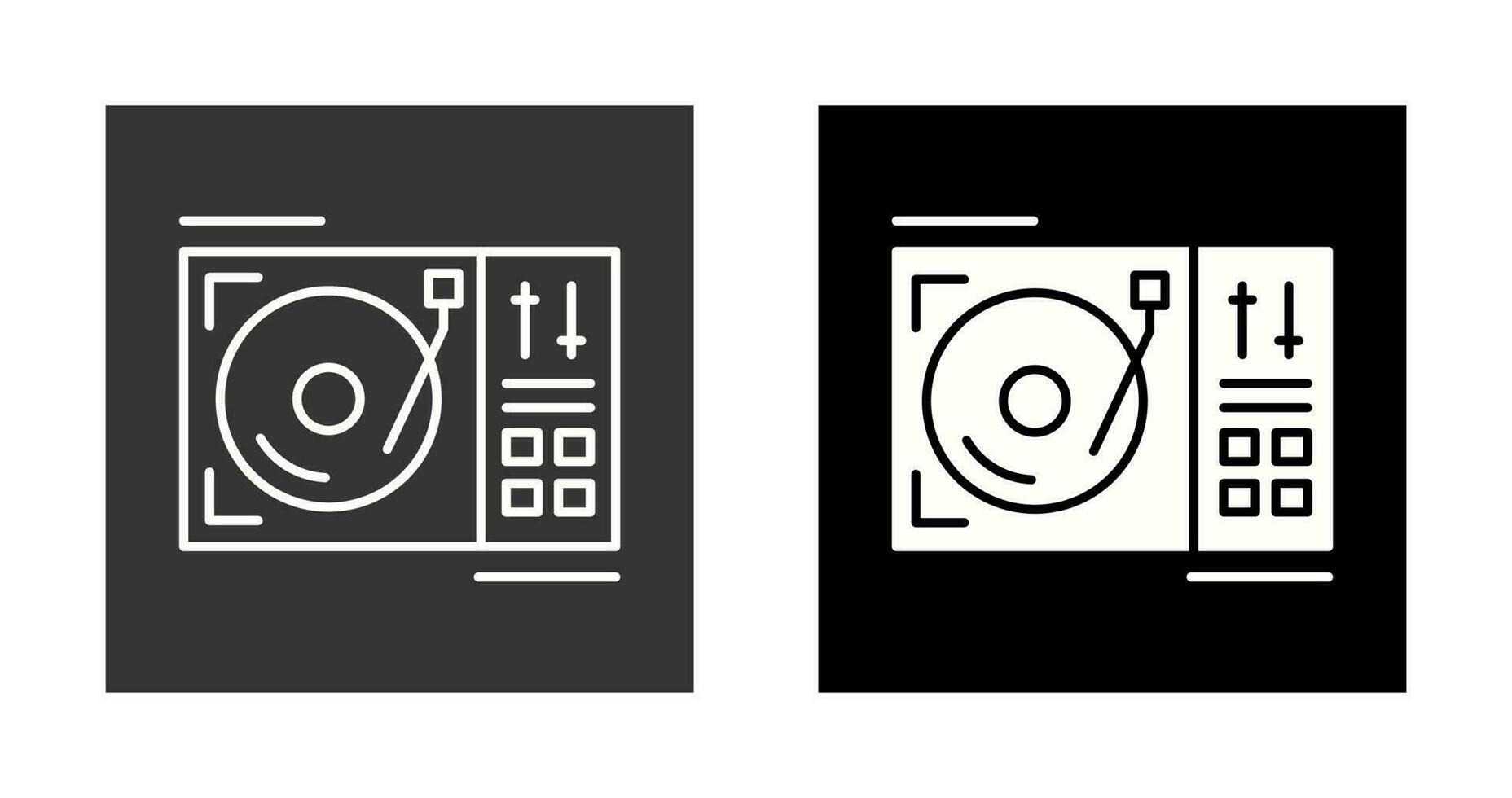 Turntable Vector Icon