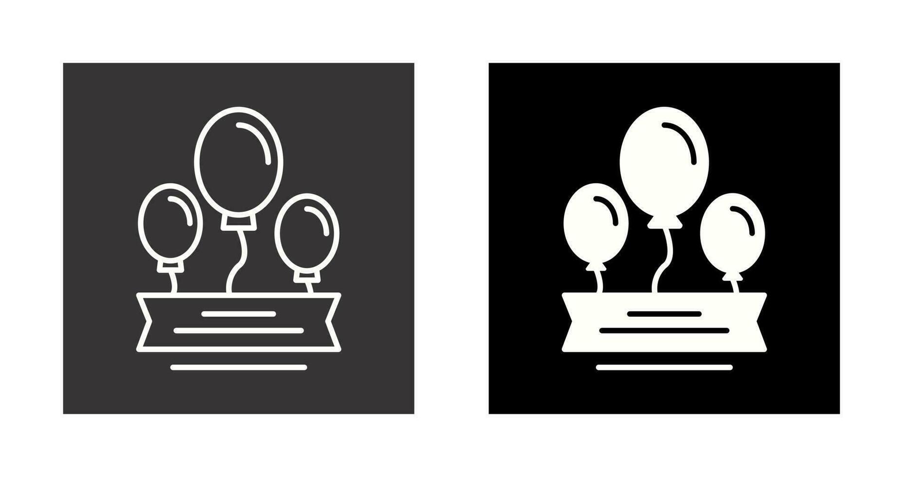 Balloons Vector Icon