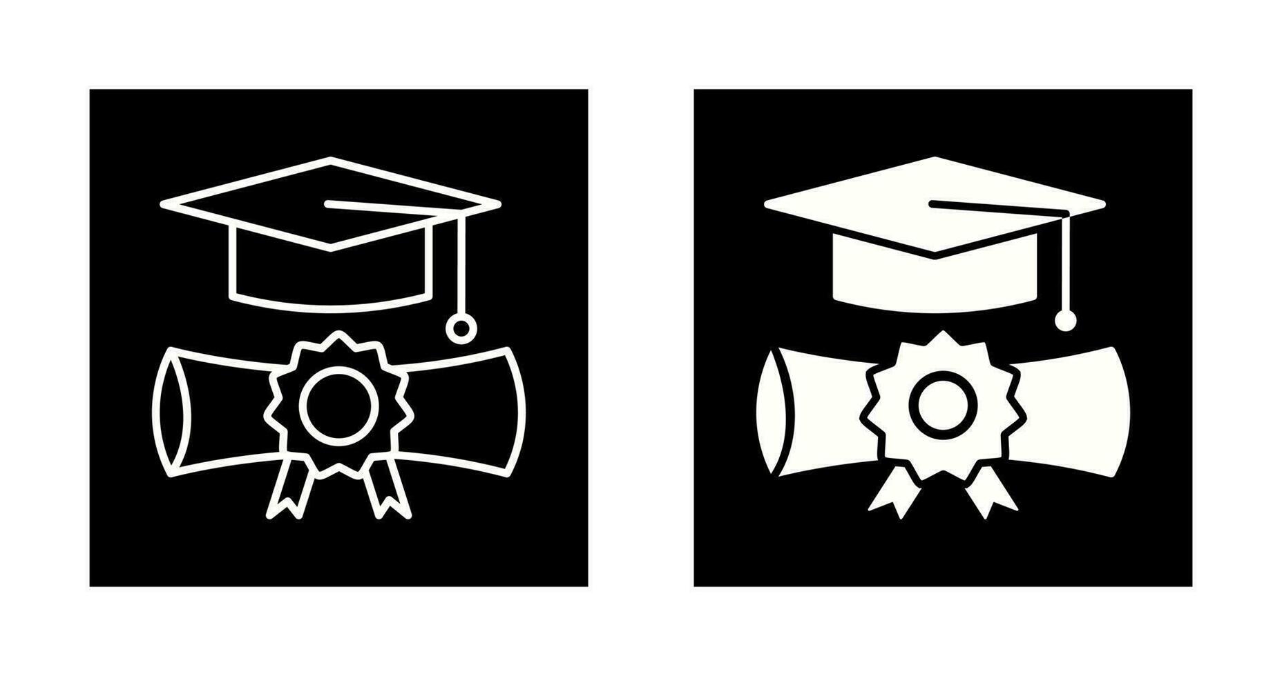 icono de vector de graduación