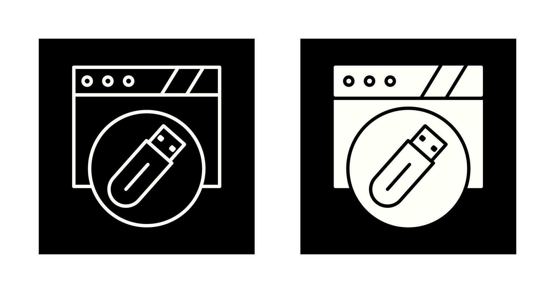 Usb Flash Drive Vector Icon