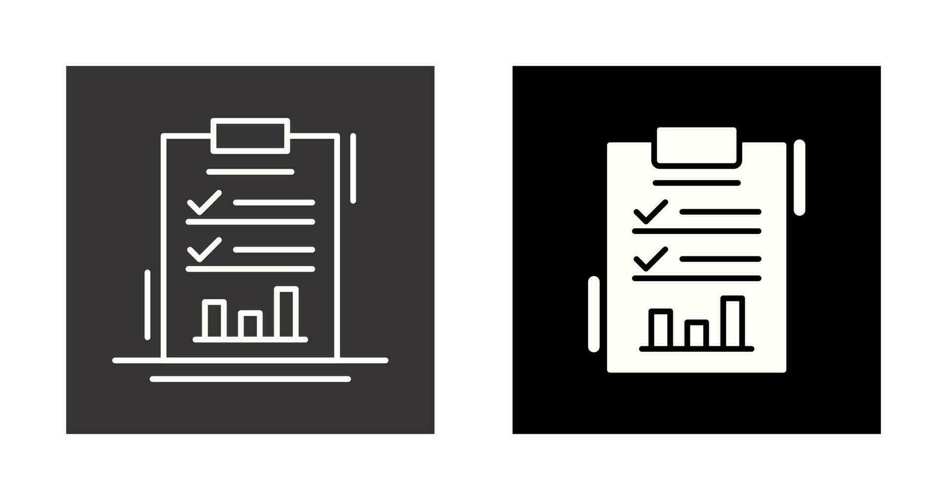 Report List Vector Icon