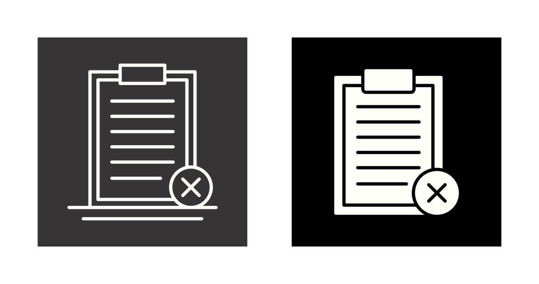 Rejected Vector Icon