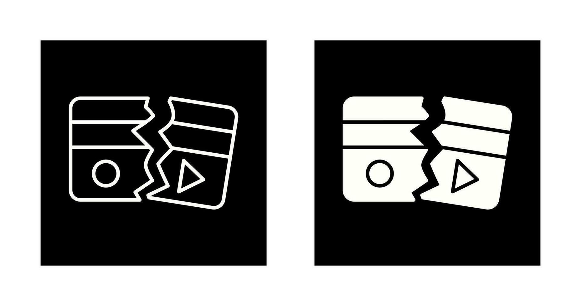 Broken Vector Icon