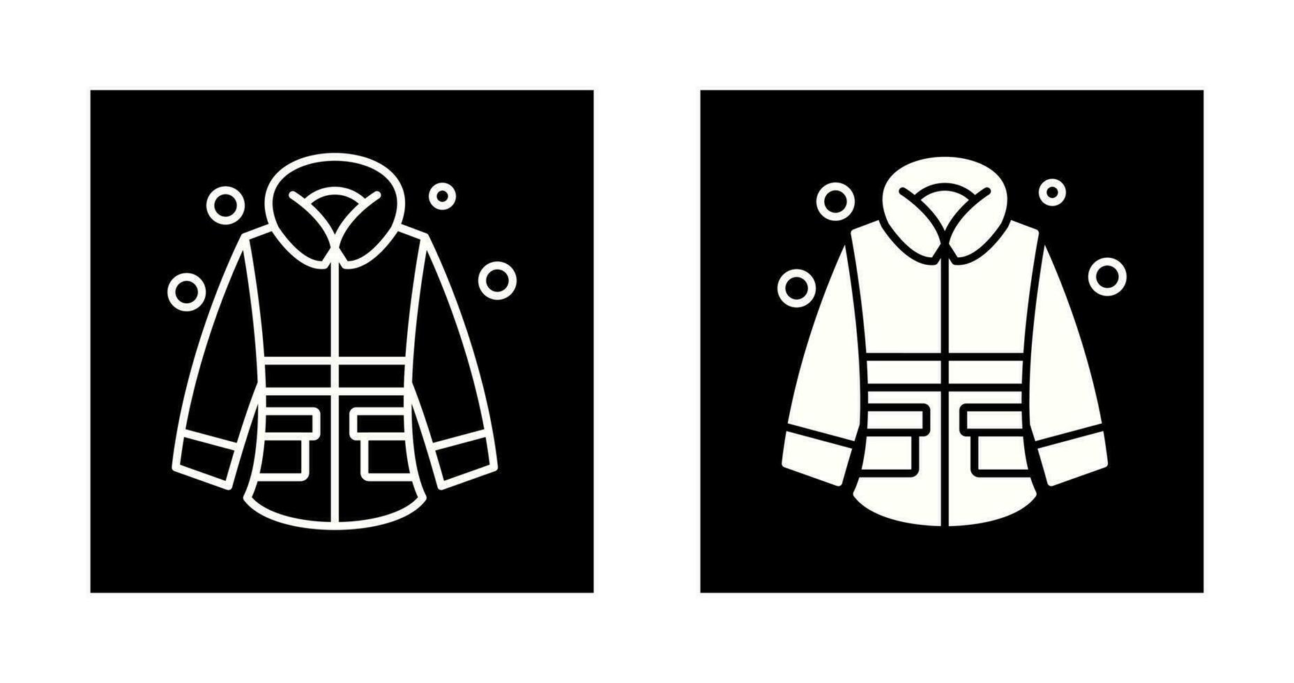 Winter Jacket Vector Icon