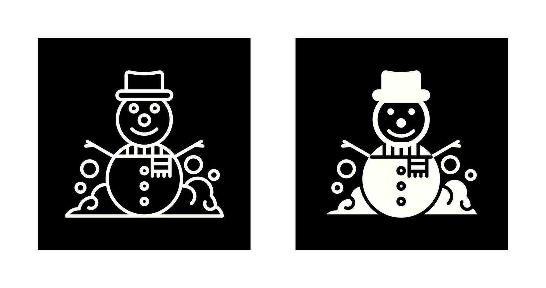 Snowman Vector Icon
