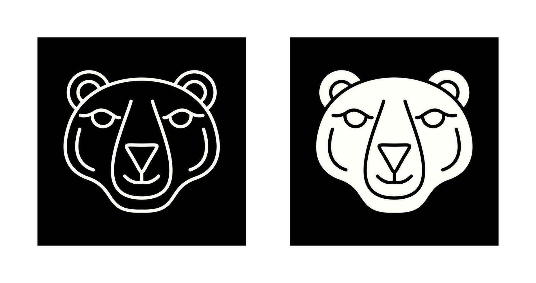 Polar Bear Vector Icon