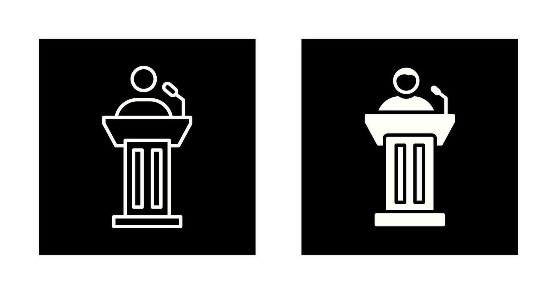 Podium Vector Icon