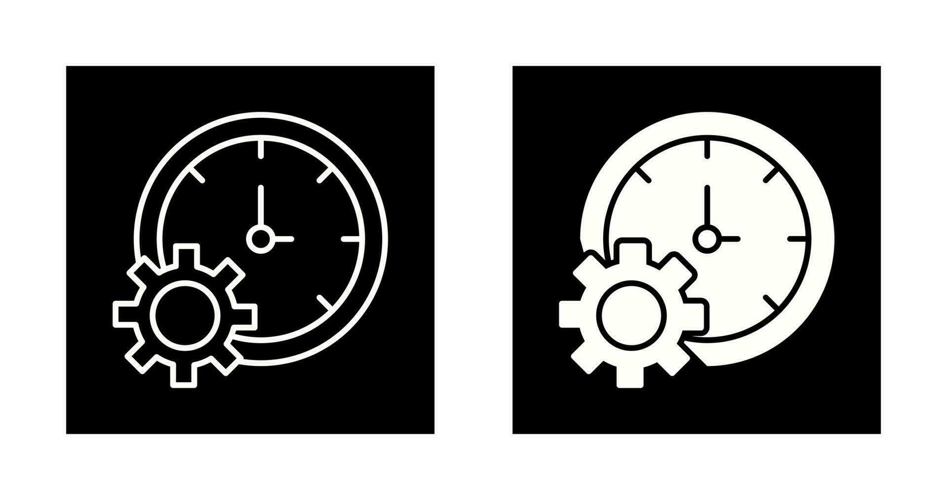 Time Setting Vector Icon