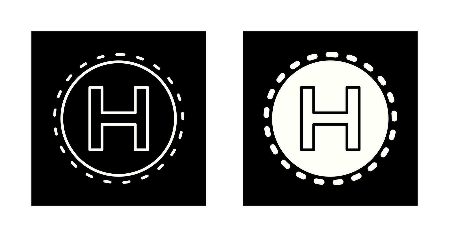 Helipad Vector Icon