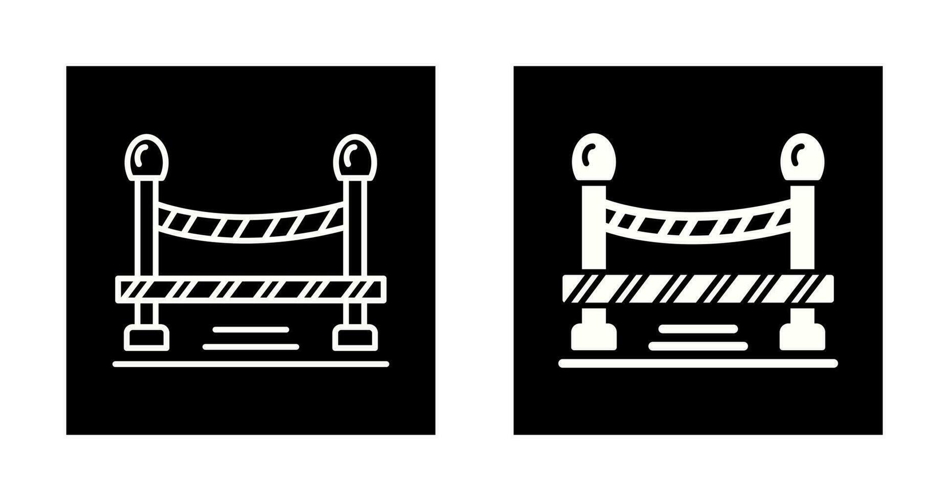 Do Not Cross Line Vector Icon